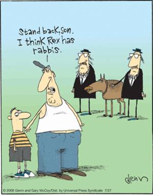 cartoon rabbis