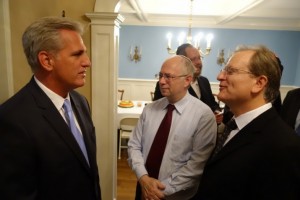 norpac-president-drben-chouake-in-discussion-with-majority-leader-kevin-mccarthy
