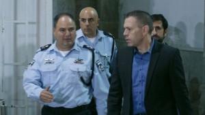 Acting Police Commissioner, Maj.-Gen. Benzi Sau, with Public Security Minister Gilad Erdan