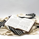 Tallit and siddur, isolated