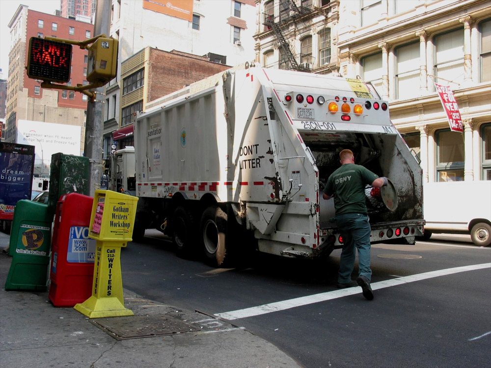 garbage truck images