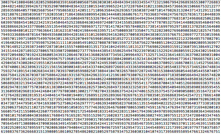 MATH GEEKS: World’s Largest Prime Number | Matzav.com