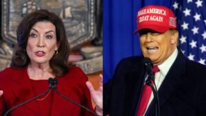 Trump Rips Hochul Over ‘Lake America’ Rejection: ‘She Doesn’t Care About New York’