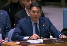 Danny Danon Tells UN: ‘We Are Not Going Anywhere’ as He Defends Jewish Communities in Yehudah and Shomron
