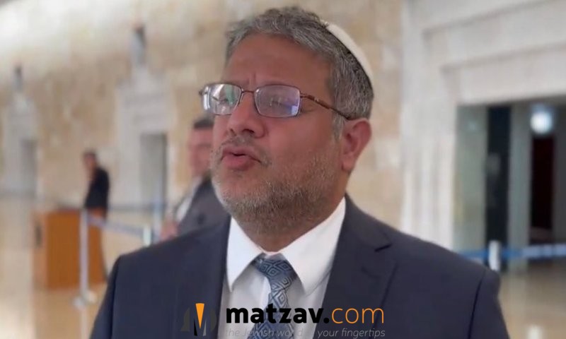 Ben Gvir: “One Must Know How to Tell the President of the United States ‘No’”