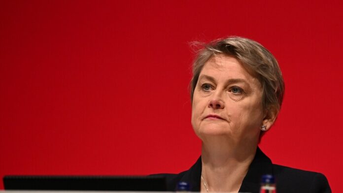 British Foreign Secretary Yvette Cooper