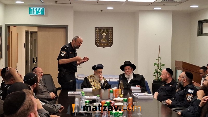 Chief Rabbis Stress Torah Guidance in Policing at High-Level Meeting With...
