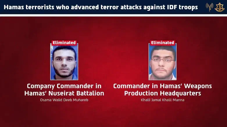 IDF Eliminates Two Hamas Commanders in Precision Strikes Across Northern Gaza