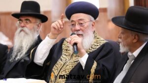 Rav Amar Blasts Har Habayis Campaign: “Lies and Deception — They Are Falsifying Things in My Name”