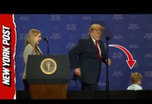 In Nevada Speech, Trump Chases After Toddler On Stage Before Joking He Doesn’t Want Him To ‘Be Biden and Fall’