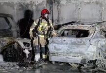 Tesla Bursts Into Flames in Underground Garage, Driver Found Dead Inside