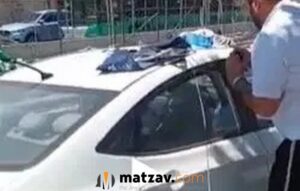 Disaster Narrowly Averted: Child Rescued After Becoming Trapped Inside Abandoned Car During Intense Heat