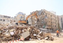 Bnei Brak Building Hit by Iranian Missile to Be Demolished, Replaced With 84 New Apartments