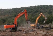 Israel Steps Up Area C Enforcement, Demolishes Illegal Construction Near Security Fence and Ancient Site