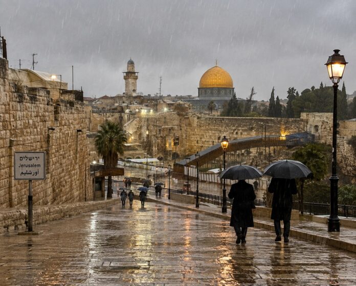 rain in yerushalayim