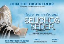 Following Flatbush’s Lead, Passaic Shuls Unite for Community-Wide Pre-Selichos Seder