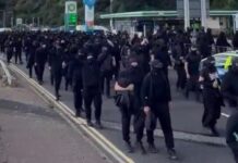 Masked Anti-Immigration Protesters Block Port of Dover, Bringing Traffic to a Standstill