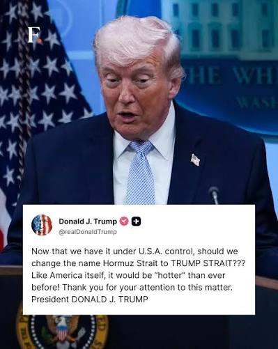 Trump strait