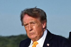 President Trump Debuts New Brown Hairdo — And People Are Shocked